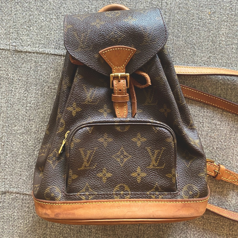 Louis Vuitton Mini Monsuri M51137 Rucksack Brown Monogram Backpack